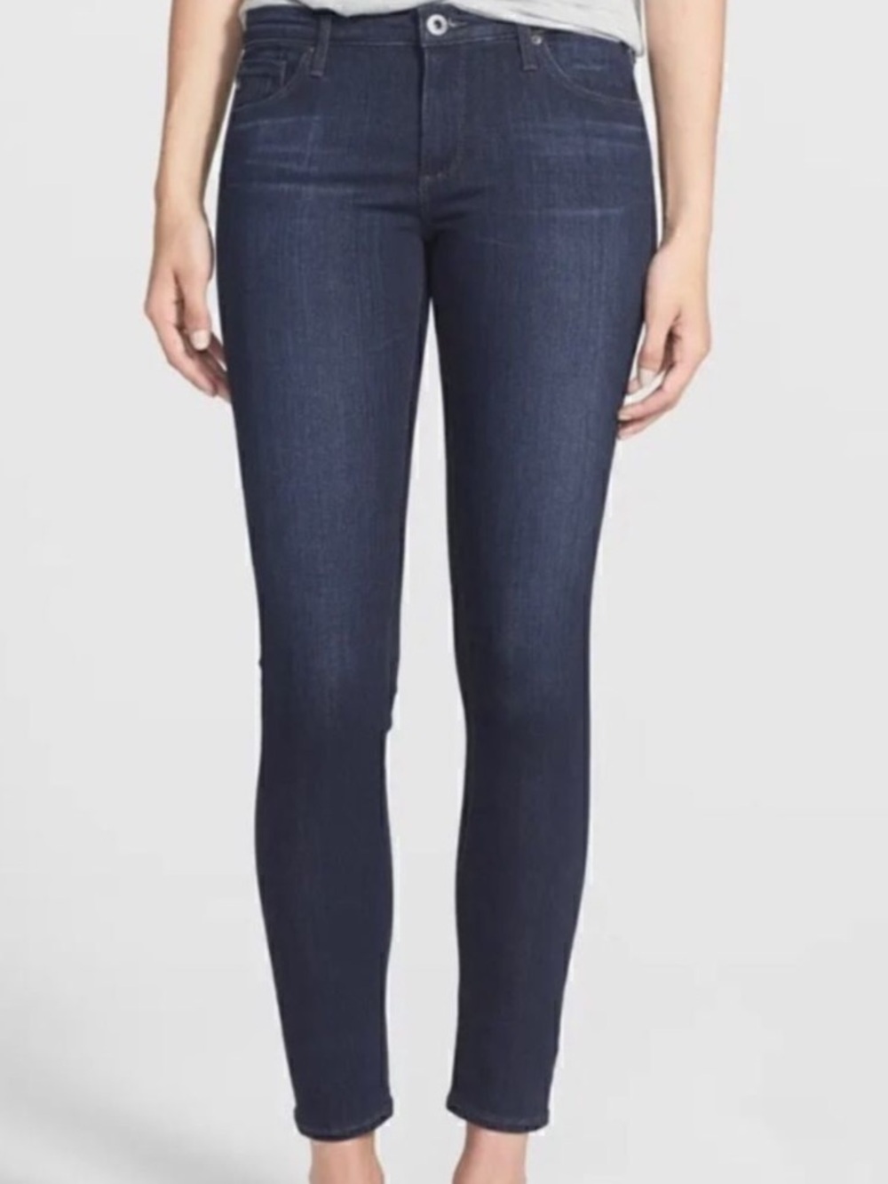 AG contour360 Women's Dark Blue super Skinny leggings ankle Jeans size 26R